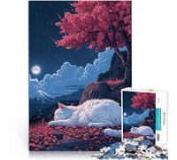 puzzle 1000 pezzi per adulti Gatto carino che dorme Sakura Giocattoli per l'intrattenimento in famiglia perché è ideale come regalo per tutta la famiglia 38x26cm