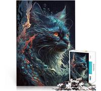 puzzle 1000 pezzi per adulti Gatto coccoloso Difficile da completare ma divertente e umoristico Migliorare l'amore tra le coppie 70x100cm