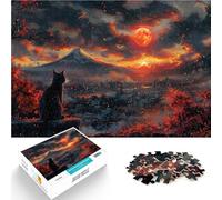 puzzle 1000 pezzi per adulti Gatto del Paradiso al Tramonto Per il divertimento in famiglia perché è ideale come regalo per tutta la famiglia 75x50cm
