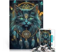 puzzle 1000 pezzi per adulti Gatto persiano magico per il giocattolo di sfida del gioco educativo perché è ideale come regalo per tutta la famiglia 75x50cm