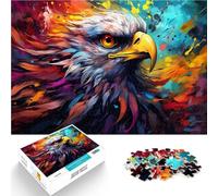 Puzzle 1000 pezzi per adulti Giocattoli educativi di apprendimento dell'arte dell'aquila 26x38cm Gioco stimolante e familiare per adolescenti di età superiore a 14 anni
