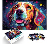Puzzle 1000 pezzi per adulti giochi divertenti in famiglia Beagle 26x38cm sfida di intelligenza cerebrale Giocattoli avvincenti per adolescenti età 14 anni e più