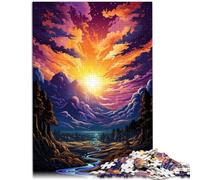 Puzzle 1000 pezzi per adulti, gioco di paesaggi, meravigliosi giocattoli per famiglie, regalo educativo per compleanno Natale per adolescenti da 14 anni e oltre 26 x 38 cm