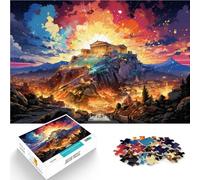 Puzzle 1000 pezzi per adulti gioco di puzzle Atene giocattoli divertenti fatti in casa regali di compleanno regali di viaggio 50x70cm