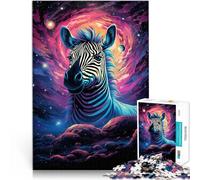 Puzzle 1000 pezzi per adulti, gioco educativo zebra, giocattolo della sfida, difficile da completare, ma divertente e umoristico, 14,96 pollici x 20,47 pollici, per 14 anni