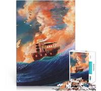 puzzle 1000 pezzi per adulti Giornate calde all'oceano Giocattolo educativo intellettuale decomprimente Migliorare l'amore tra le coppie 38x26cm