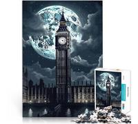 puzzle 1000 pezzi per adulti Giorno tempestoso di Londra Giocattolo educativo intellettuale decomprimente Regali di Babbo Natale segreto 52x38cm