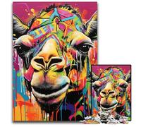 Puzzle 1000 pezzi per adulti Giraffa Puzzle impossibili per adulti Fai da te Decorazione per la casa Regalo, Gioco rompicapo 50x75CM/19,68x29,52 pollici
