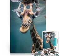 puzzle 1000 pezzi per adulti Giraffa sottomarina Antistress Vacanza in patria Uccidere il tempo Regalo di compleanno, regali, arte murale 75x50cm
