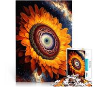 puzzle 1000 pezzi per adulti Girasole dell'universo Antistress Vacanza in patria Uccidere il tempo perché è ideale come regalo per tutta la famiglia 75x50cm