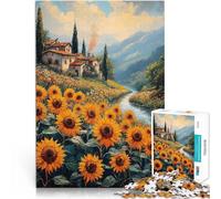 puzzle 1000 pezzi per adulti Girasoli da sogno per il giocattolo di sfida del gioco educativo Giocattoli per la decorazione della casa 75x50cm