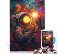 puzzle 1000 pezzi per adulti Gli astronauti vedono il sole Gioco di famiglia antistress sfida difficile Gioco educativo per compleanno e Natale 38x26cm