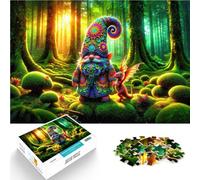 puzzle 1000 pezzi per adulti Gnomi Amico del Mattino Giocattolo educativo intellettuale decomprimente perché è ideale come regalo per tutta la famiglia 38x26cm