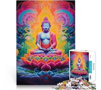 Puzzle 1000 pezzi per adulti Graffiti Buddha Puzzle educativo 26x38cm Sollievo dello Stress Staycation Uccidere il tempo per adolescenti 14+