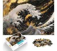 puzzle 1000 pezzi per adulti Grande onda marmorea Giocattoli educativi per l'apprendimento Giochi per famiglie Decorazione perfetta 38x26cm