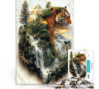 puzzle 1000 pezzi per adulti Guardiano della potenza della giungla Analisi e logica Ogni pezzo è unico - Gioco divertente e stimolante per tutta la famiglia 75x50cm