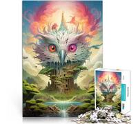 puzzle 1000 pezzi per adulti Guardiano di Eldoria per il giocattolo di sfida del gioco educativo con poster abbinato e foglio di quiz 38x26cm