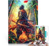 puzzle 1000 pezzi per adulti guerriero samurai anime per il giocattolo di sfida del gioco educativo Collezione di artisti, Belle arti 38x26cm