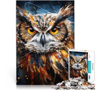 puzzle 1000 pezzi per adulti gufo Aiuta il cervello ad allenare i giocattoli che creano dipendenza per coltivare la pazienza grande regalo 75x50cm