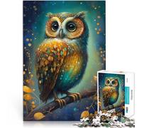 puzzle 1000 pezzi per adulti Gufo carino come può essere Giocattoli di gioco impegnativi Ogni pezzo è unico - Gioco divertente e stimolante per tutta la famiglia 75x50cm