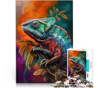 puzzle 1000 pezzi per adulti Il camaleonte mutevole Giocattoli educativi per l'apprendimento Giochi per famiglie Regalo di compleanno 75x50cm