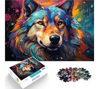 Puzzle 1000 pezzi per adulti, il gioco di quiz di pittura Husky è ideale come regalo per tutta la famiglia per adolescenti di 14 anni e oltre 50 x 70 cm