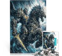 puzzle 1000 pezzi per adulti Il guerriero della tempesta per il giocattolo di sfida del gioco educativo Migliorare l'amore tra le coppie 52x38cm