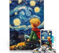 puzzle 1000 pezzi per adulti Il Piccolo Principe Notte Stellata Gioco di famiglia antistress sfida difficile Regali di Babbo Natale segreto 38x26cm
