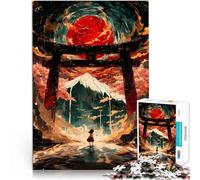 puzzle 1000 pezzi per adulti Il potere del cancello Torii giochi divertenti per famiglie Ogni pezzo è unico - Gioco divertente e stimolante per tutta la famiglia 38x26cm