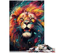 Puzzle 1000 pezzi per adulti Il puzzle educativo Leone è ideale come regalo per tutta la famiglia 14,96 "x 20,47" per adolescenti da 14 anni e oltre