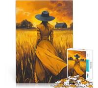 puzzle 1000 pezzi per adulti Il sognatore dei campi Giocattoli educativi per l'apprendimento Giochi per famiglie Regalo di opere d'arte 52x38cm