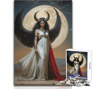 Puzzle 1000 pezzi per adulti Iside︰ Madre della magia e dei misteri Rilassante Tempo libero Preciso Incastro Precisione Giocattolo Dimensioni 38x52cm