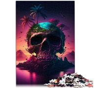Puzzle 1000 pezzi per Adulti Isola Mistica Tramonto Giochi Divertenti in Famiglia 26x38cm migliorare l'amore Tra Coppie per Adolescenti di 14 Anni e Più