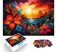 Puzzle 1000 pezzi per adulti Isole Canarie, Gioco stimolante, Giocattoli con Poster Abbinato e scheda di domande e risposte 14,96 pollici x 20,47 pollici