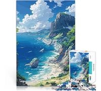 puzzle 1000 pezzi per adulti Isolotto di roccia Difficile da completare ma divertente e umoristico Regalo di compleanno, regali, arte murale 75x50cm