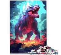 Puzzle 1000 pezzi per adulti Jurassic Era dinosauro puzzle giochi educativi 26 x 38 cm antistress sfida difficile