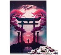 puzzle 1000 pezzi per adulti Kami Gate Puzzle Giochi Educativi Sfidare Da Completare Ma Divertente E Divertente 50 cm x 74,9 cm per 14 anni