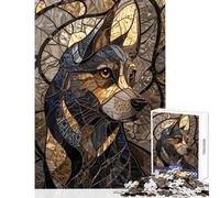 Puzzle 1000 pezzi per adulti Kintsugi CANE Giocattoli fai da te Regalo per compleanni Giochi rilassanti Adatto per la decorazione del desktop Dimensioni 38x52cm