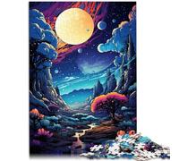 Puzzle 1000 pezzi per adulti La bellezza del giardino celeste Puzzle interessanti per la riduzione dello stress 26x38cm Gioco di sfida unico