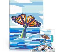 puzzle 1000 pezzi per adulti La farfalla balena Giocattoli educativi per l'apprendimento Giochi per famiglie Regali di Babbo Natale segreto 52x38cm