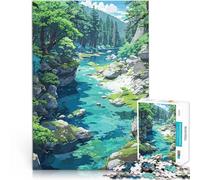 puzzle 1000 pezzi per adulti La fine del flusso Antistress Vacanza in patria Uccidere il tempo Migliorare l'amore tra le coppie 75x50cm