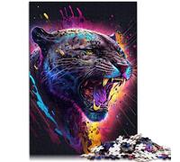 Puzzle 1000 pezzi per adulti La Pantera eccitata Gioco intellettuale 26x38cm Sollievo dello Stress Sfida Difficile per i 14 anni