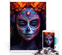 puzzle 1000 pezzi per adulti La ragazza Catrina Difficile da completare ma divertente e umoristico Collezione di artisti, Belle arti 38x26cm