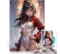 puzzle 1000 pezzi per adulti La ragazza elfa va al Dungeon Giocattoli di gioco impegnativi Ogni pezzo è unico - Gioco divertente e stimolante per tutta la famiglia 38x26cm