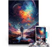 puzzle 1000 pezzi per adulti La vita è finzione nello spazio Gioco impegnativo e gioco in famiglia Migliorare l'amore tra le coppie 38x26cm