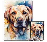Puzzle 1000 pezzi per adulti Labrador acquerello Puzzle impossibili per adulti Ideale per divertimento in famiglia, relax e regali per le feste 50x75CM/19,68x29,52 pollici