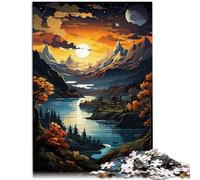 Puzzle 1000 pezzi per adulti Lago dei Quattro Cantoni Gioco Stimolante Puzzle 26x38 cm Regalo di Compleanno Regali Decorazione Murale per 14 anni