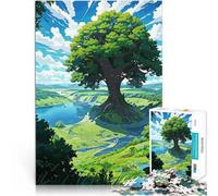 puzzle 1000 pezzi per adulti L'albero gigante Giocattoli che creano dipendenza e sfidano l'intelligenza del cervello Adatto alle coppie 52x38cm