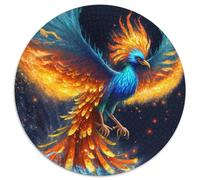 Puzzle 1000 pezzi per adulti, leggendarie fenici blu, puzzle impossibili per adulti, regalo perfetto per compleanni e feste, 67,5x67,5 cm