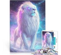 puzzle 1000 pezzi per adulti Leone Cosmico Aiuta il cervello ad allenare i giocattoli che creano dipendenza per coltivare la pazienza Adatto alle coppie 38x26cm